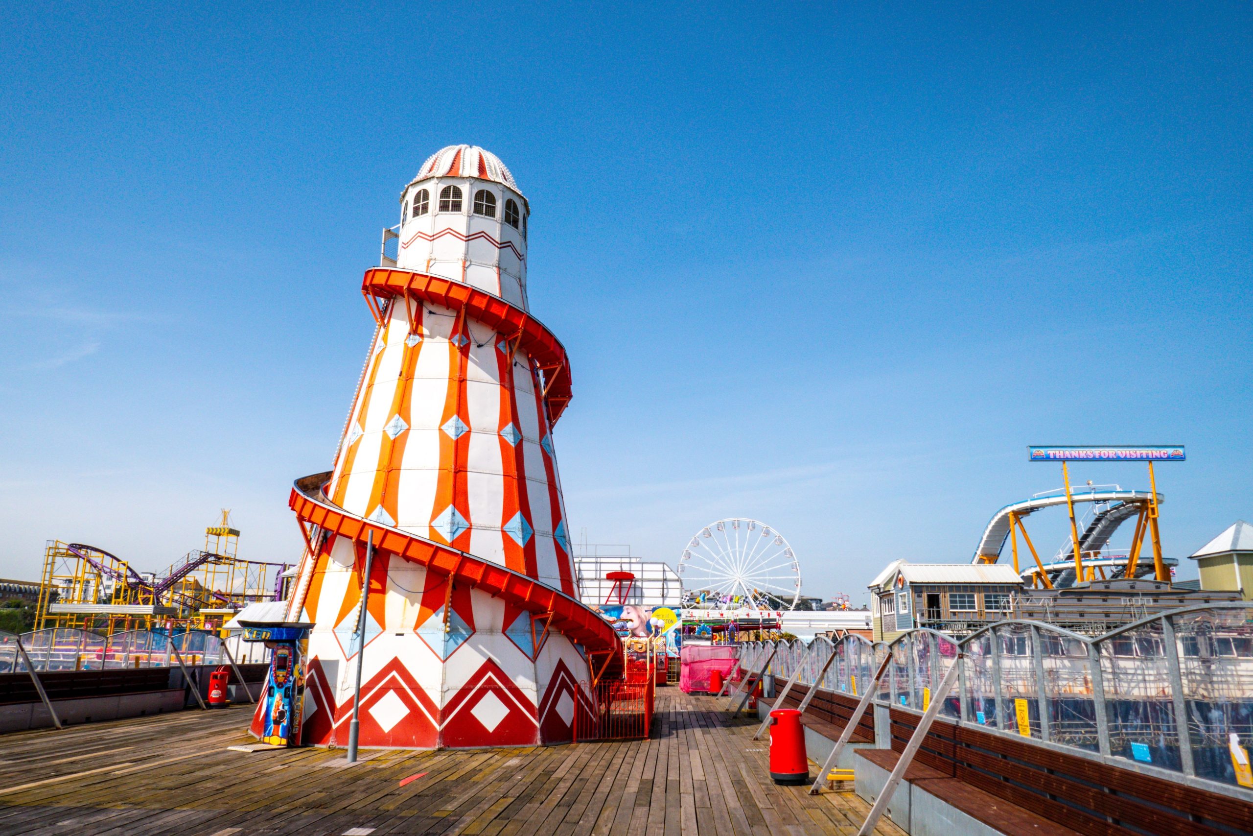 Clacton pier helter skelter